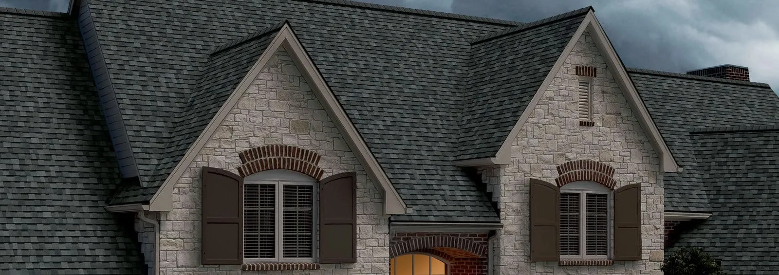 Aesthetic home with nice shingles